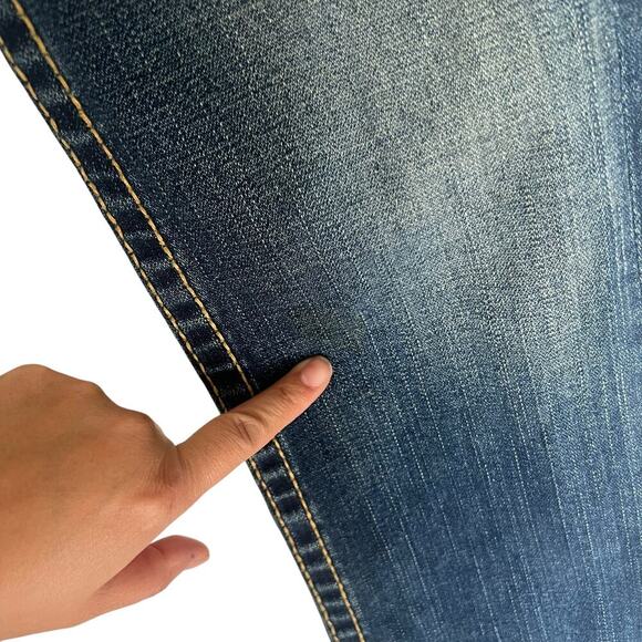 True Religion Women's Y2K Embellished Gold Label Low Rise Jeans Medium Wash 27 - Picture 6 of 9